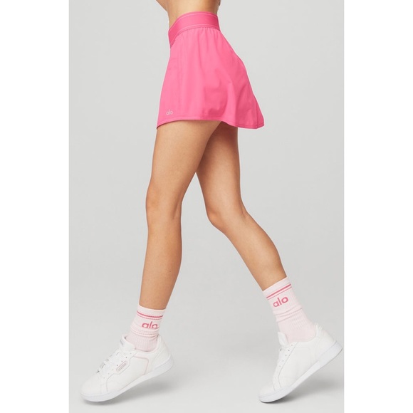 Alo Yoga Match Point Tennis Skirt Pink Fuchsia S - Picture 3 of 14